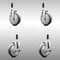 Service Caster 5 Inch 316SS Thermoplastic Rubber Swivel 7/8 Inch Stem Caster Brake SCC, 2PK SCC-SS316EX20S514-TPRB-2-TLB-2-78 - alternate 1